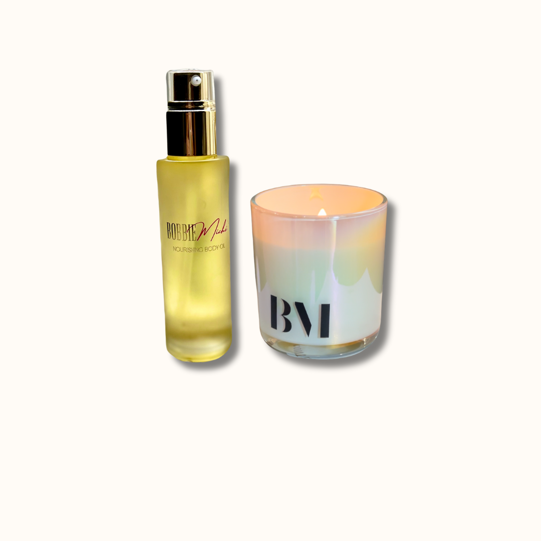 Nourishing Body Oil & Timeless Candle